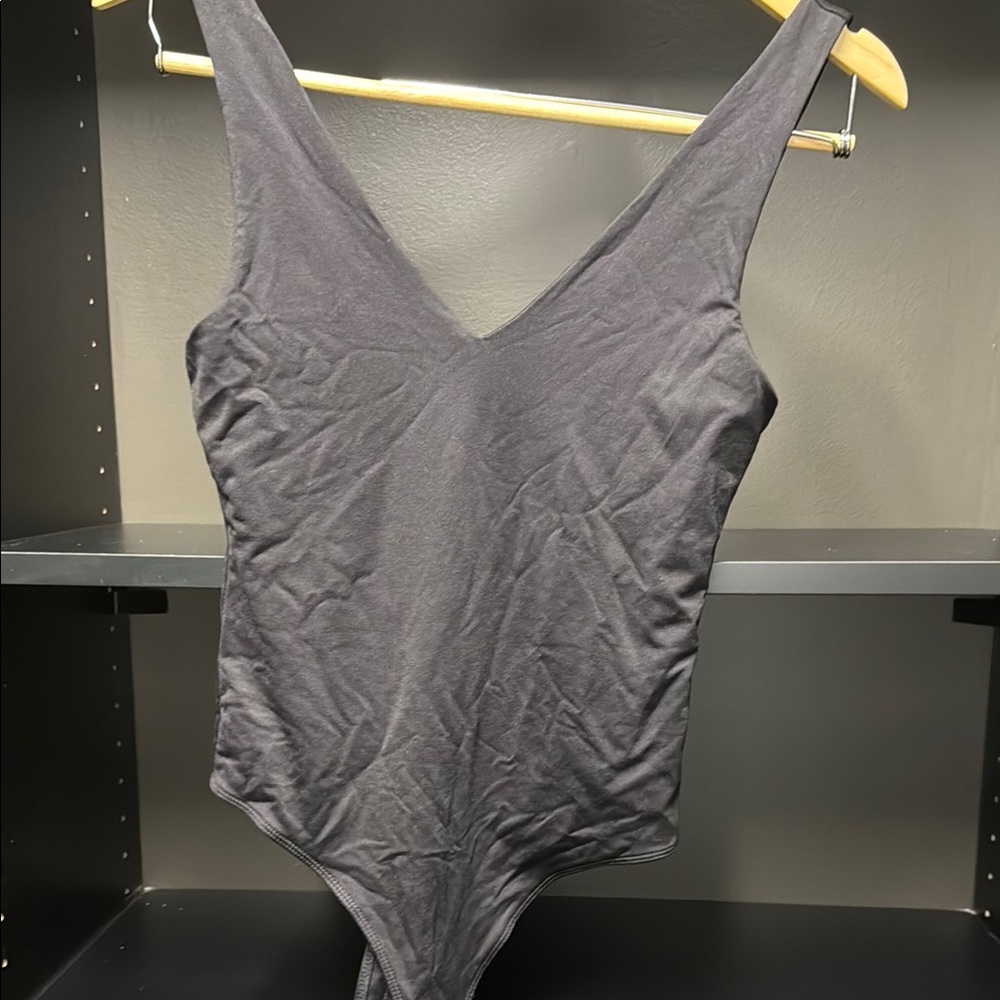 Black soft bodysuit